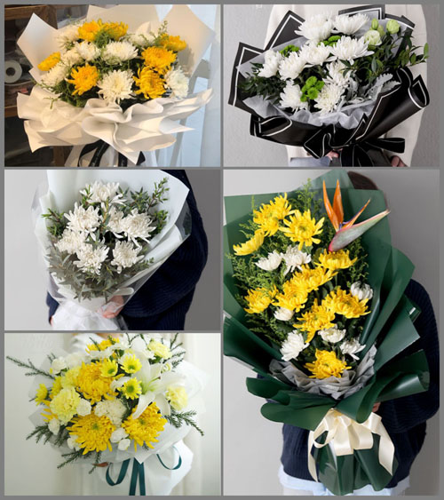 四川德阳旌阳区德新镇白事花束代送